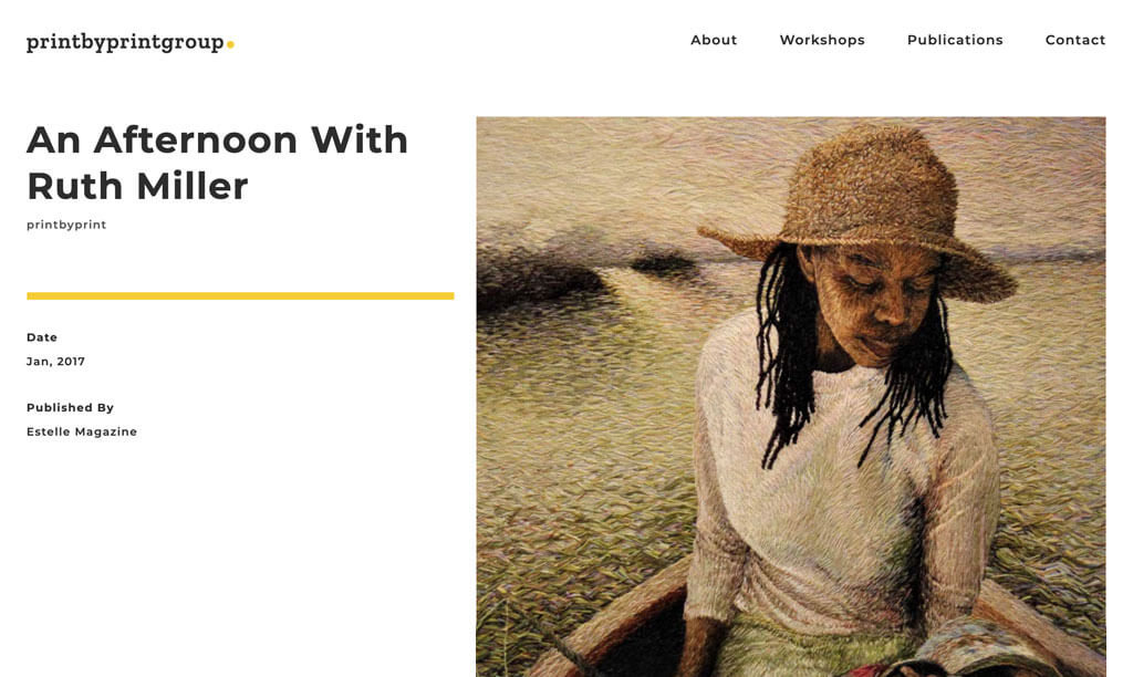 PrintbyPrint Group Published Articles Print by Print group published articles page