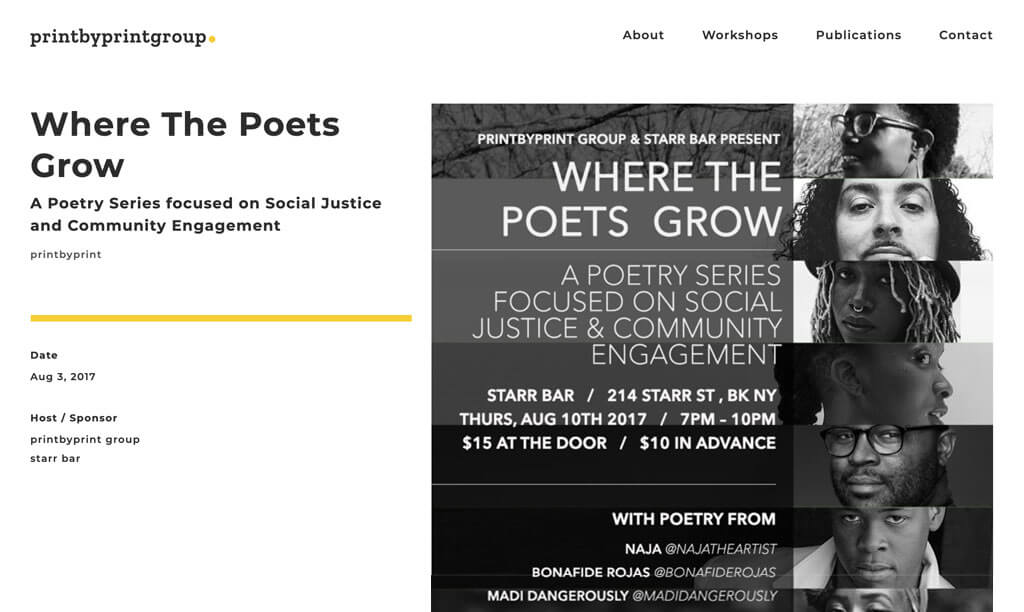 PrintbyPrint Group Workshops Page Print by Print group workshops page